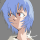 anime drawing of Ranma saotome from the 80s anime ranma 1/2 or Ranma ½ in his female form, and Rei ayanami from the 90s anime Neon Genesis Evangelion by artist stockings
